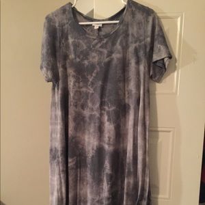 Grey Acid Wash LuLaRoe Carly Small S gray rare